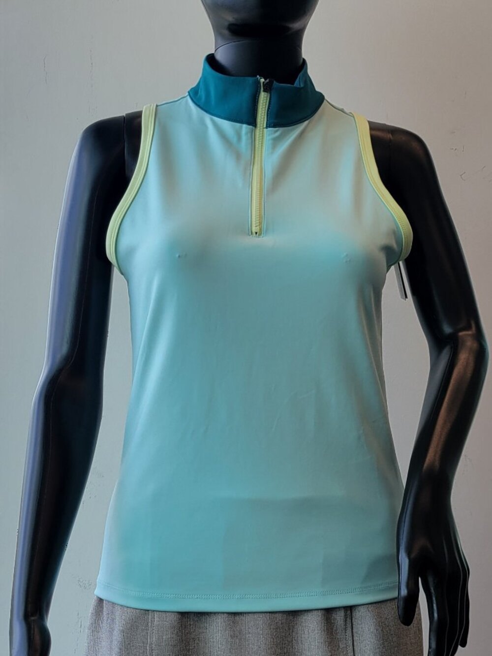 Zelos Sleeveless Mock Neck Sports Top
